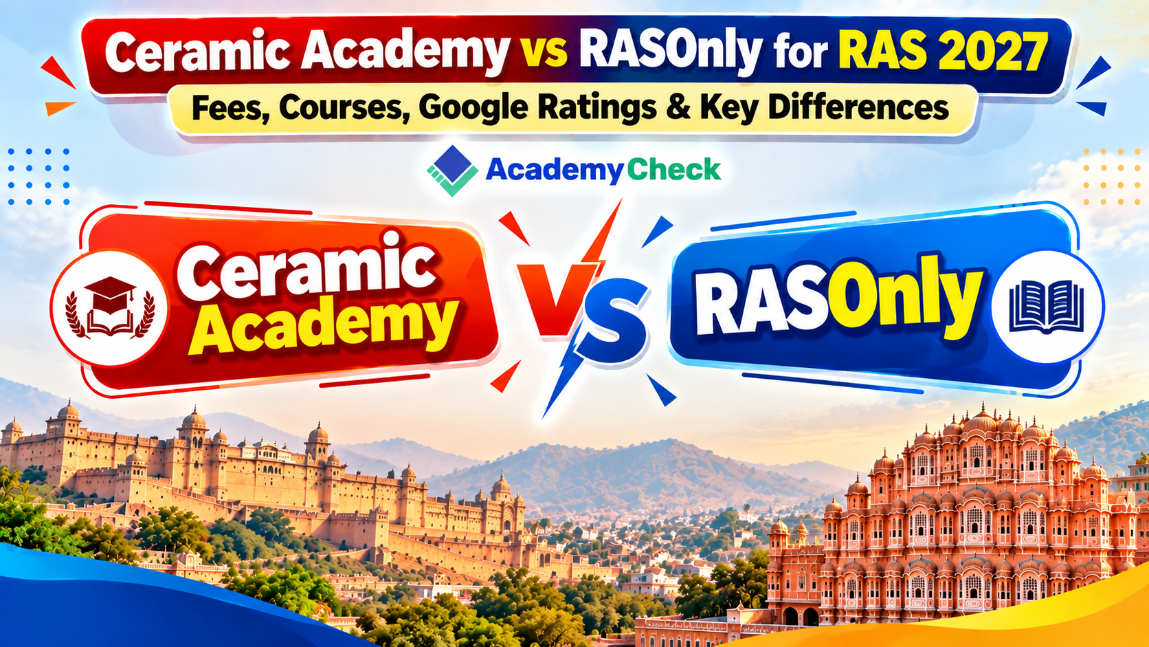 Which RAS Coaching Is Better for 2027: Ceramic Academy or RASOnly Based on Fees and Google Rating?